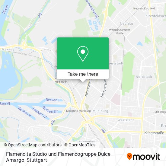 Flamencita Studio und Flamencogruppe Dulce Amargo map