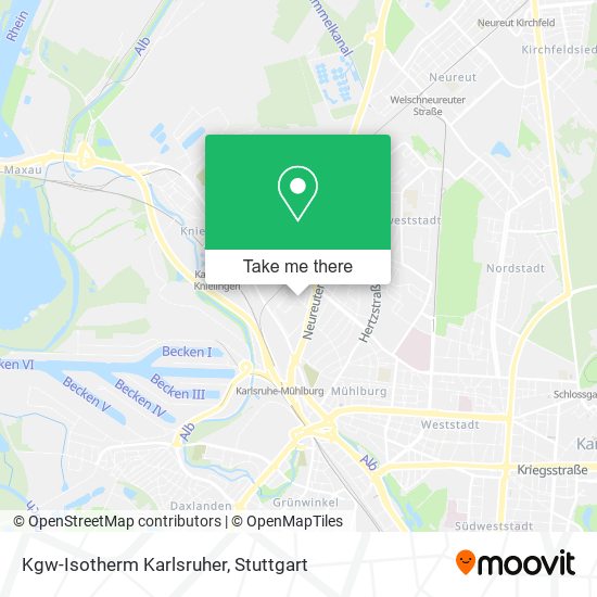 Kgw-Isotherm Karlsruher map