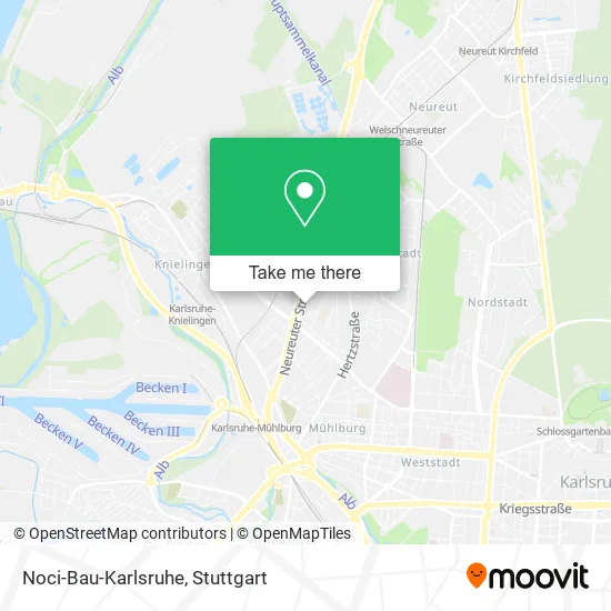 Карта Noci-Bau-Karlsruhe