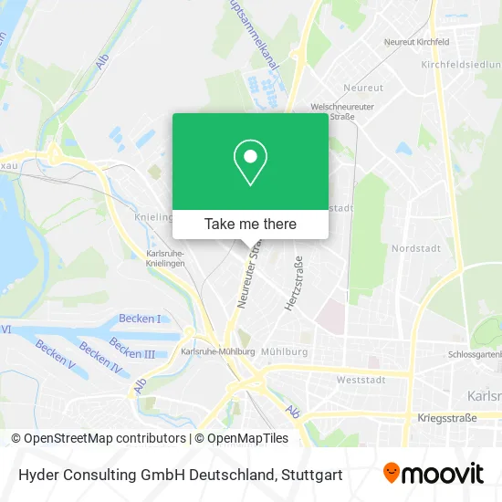 Карта Hyder Consulting GmbH Deutschland