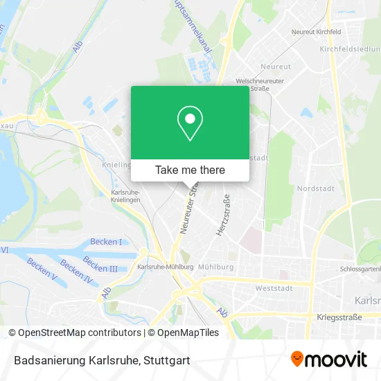 Карта Badsanierung Karlsruhe