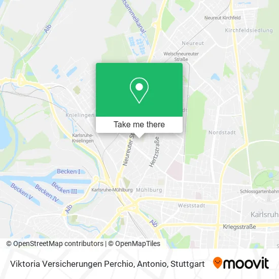 Карта Viktoria Versicherungen Perchio, Antonio