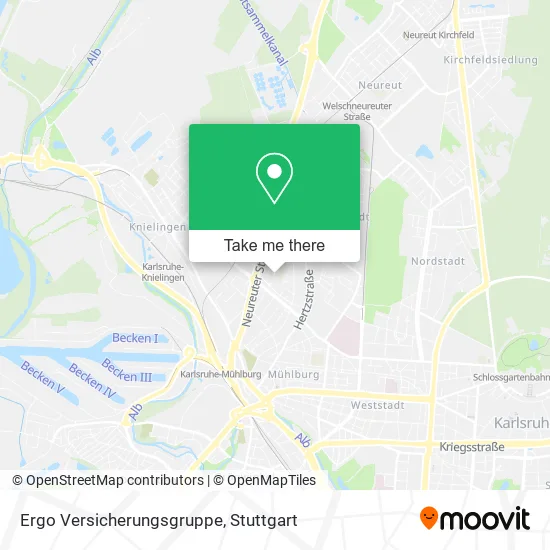 Карта Ergo Versicherungsgruppe