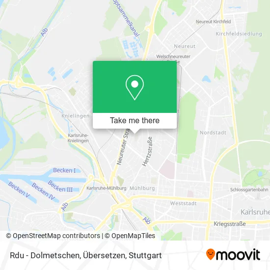 Карта Rdu - Dolmetschen, Übersetzen