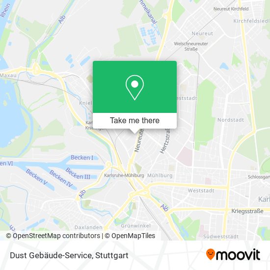 Dust Gebäude-Service map