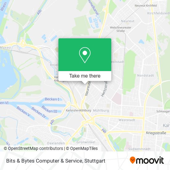 Bits & Bytes Computer & Service map