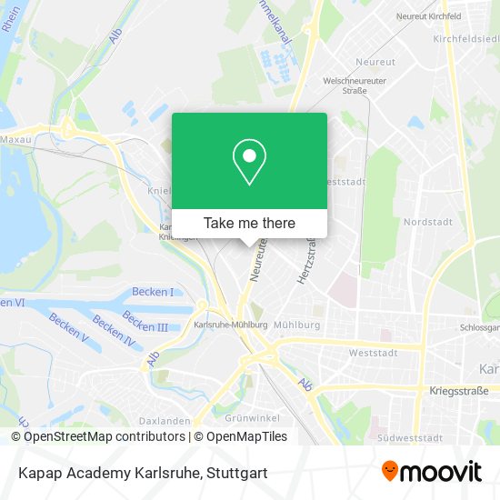 Карта Kapap Academy Karlsruhe
