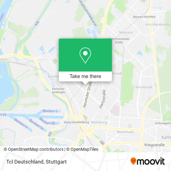 Карта Tcl Deutschland
