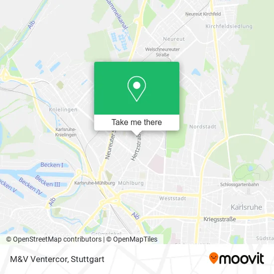 Карта M&V Ventercor