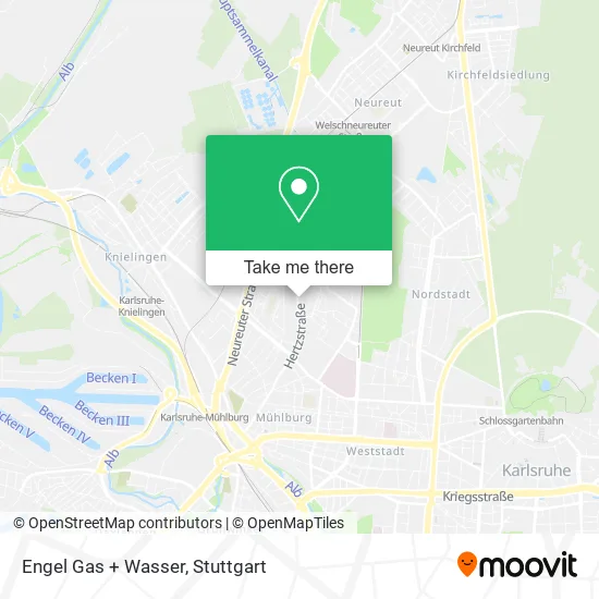 Карта Engel Gas + Wasser