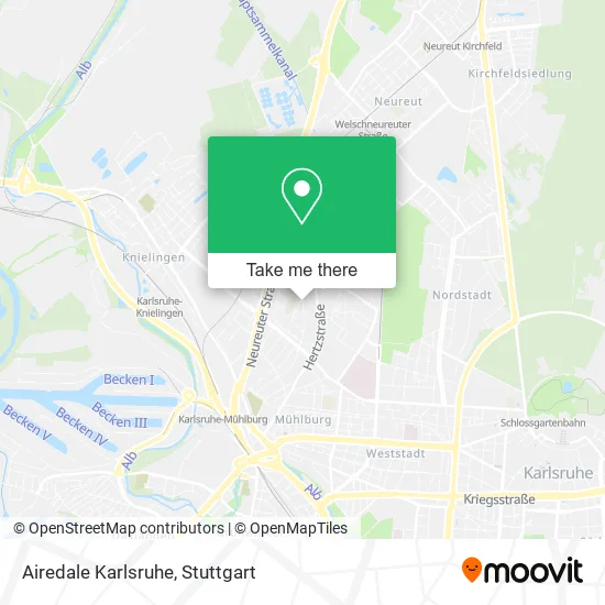 Карта Airedale Karlsruhe