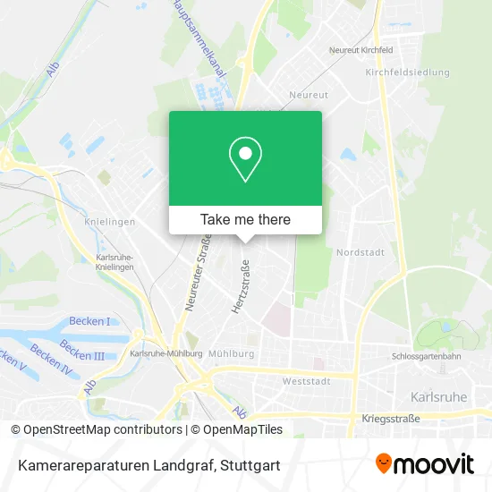 Карта Kamerareparaturen Landgraf