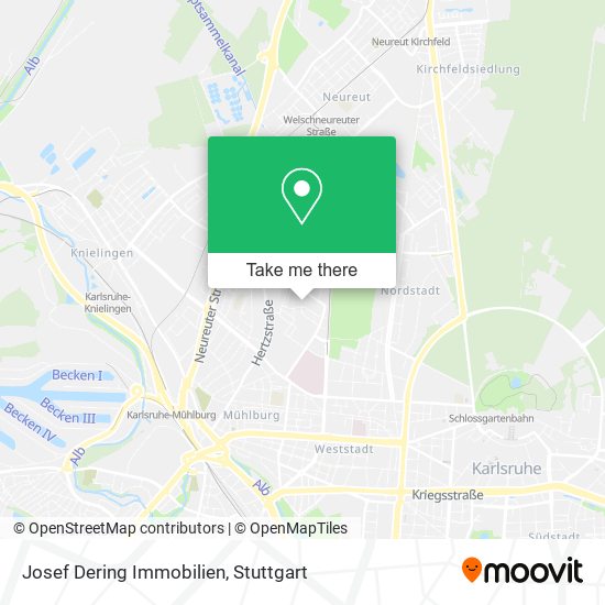 Josef Dering Immobilien map