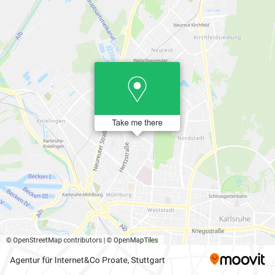 Карта Agentur für Internet&Co Proate