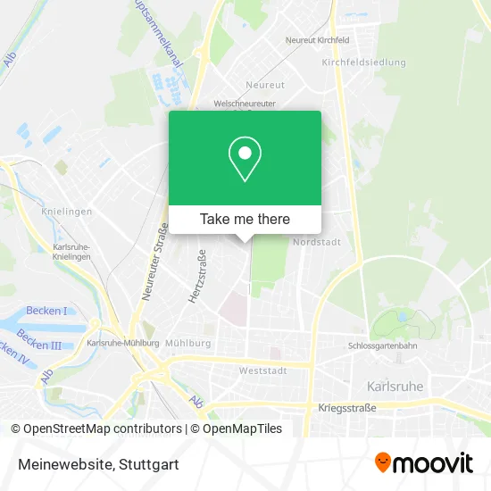 Карта Meinewebsite