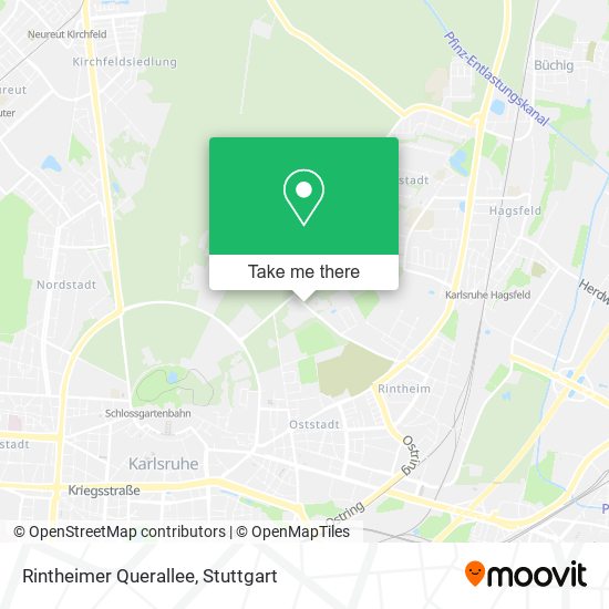 Rintheimer Querallee map