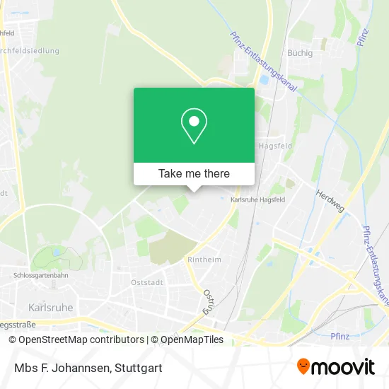 Карта Mbs F. Johannsen