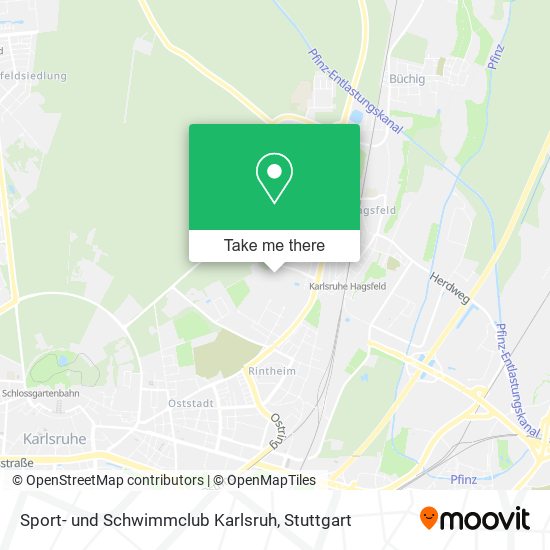 Sport- und Schwimmclub Karlsruh map