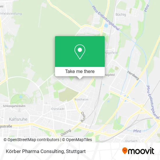 Карта Körber Pharma Consulting