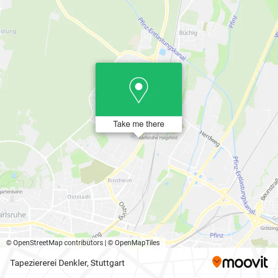 Карта Tapeziererei Denkler