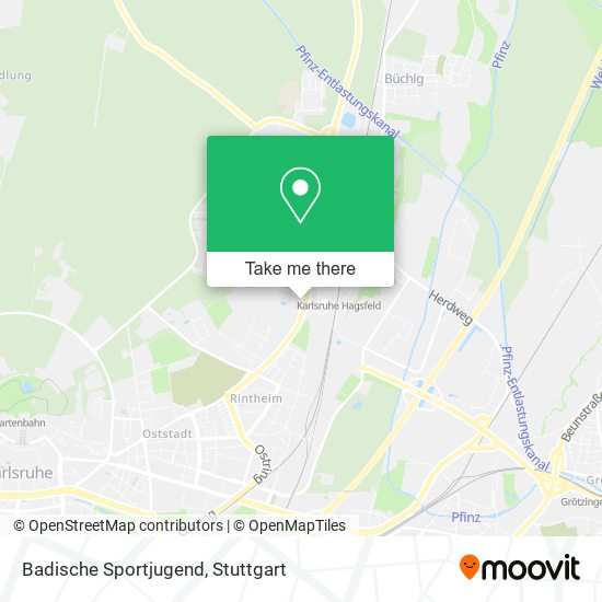 Badische Sportjugend map