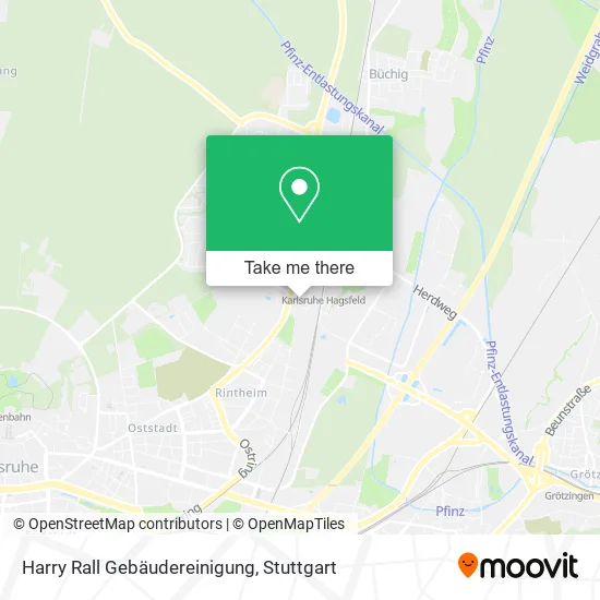 Карта Harry Rall Gebäudereinigung