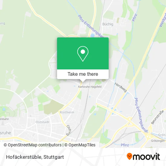 Карта Hofäckerstüble