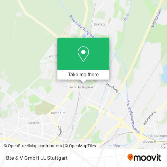 Карта Bte & V GmbH U.