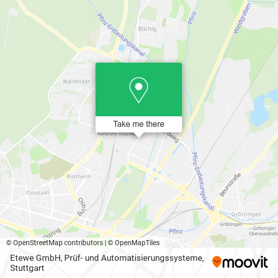 Карта Etewe GmbH, Prüf- und Automatisierungssysteme