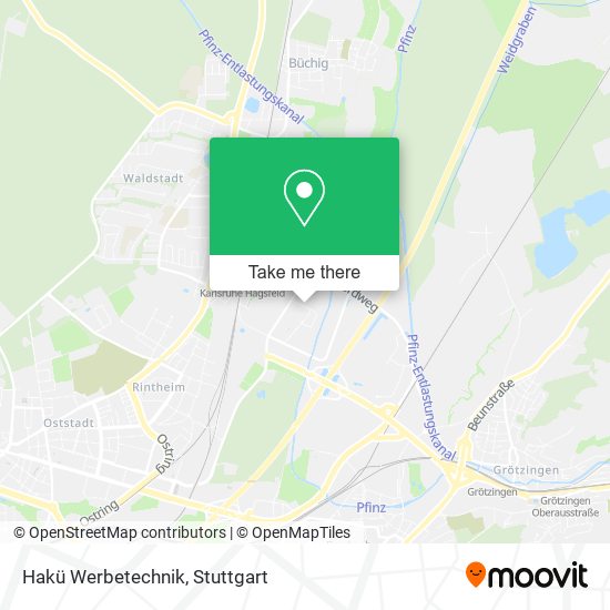 Hakü Werbetechnik map