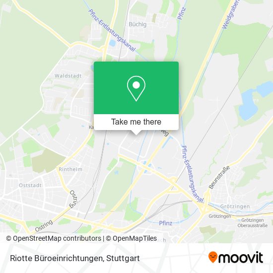 Карта Riotte Büroeinrichtungen