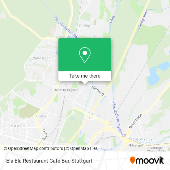 Карта Ela Ela Restaurant Cafe Bar