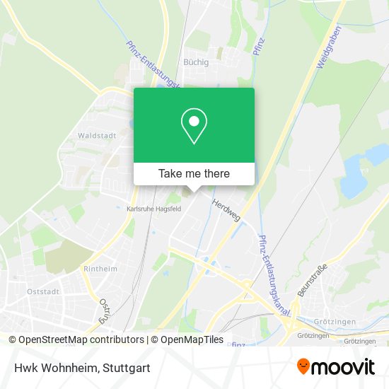 Карта Hwk Wohnheim