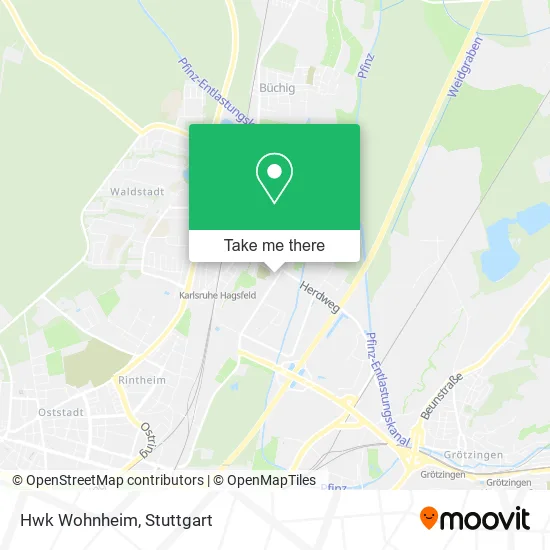 Карта Hwk Wohnheim