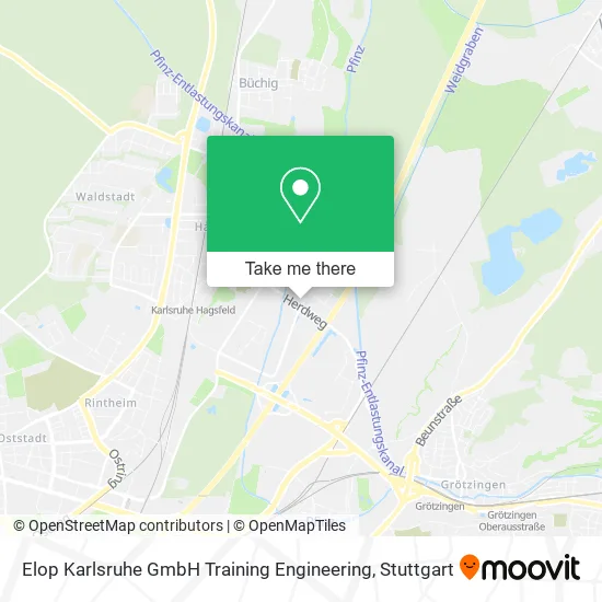 Карта Elop Karlsruhe GmbH Training Engineering