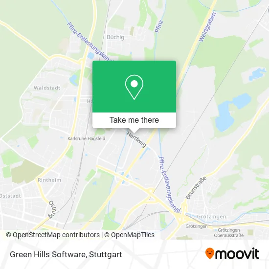 Карта Green Hills Software