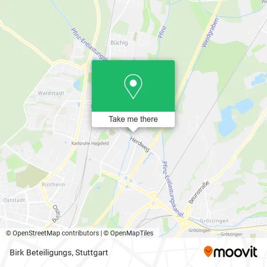 Карта Birk Beteiligungs