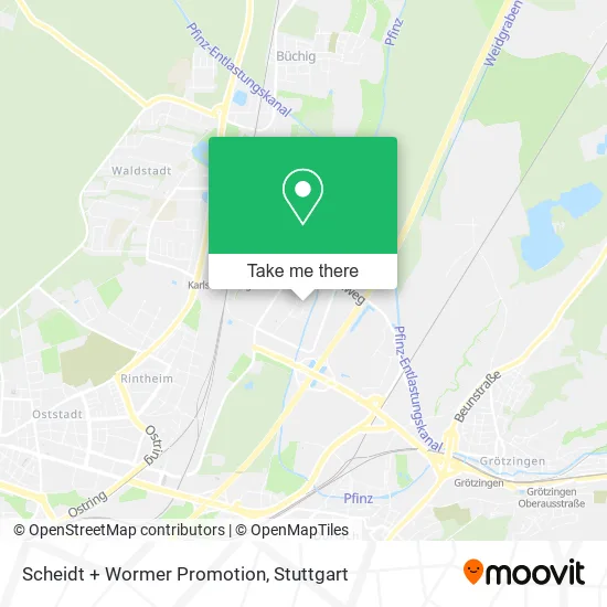 Карта Scheidt + Wormer Promotion