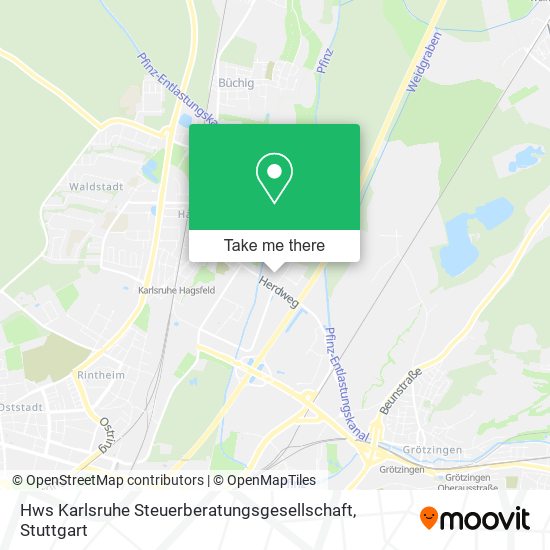 Hws Karlsruhe Steuerberatungsgesellschaft map