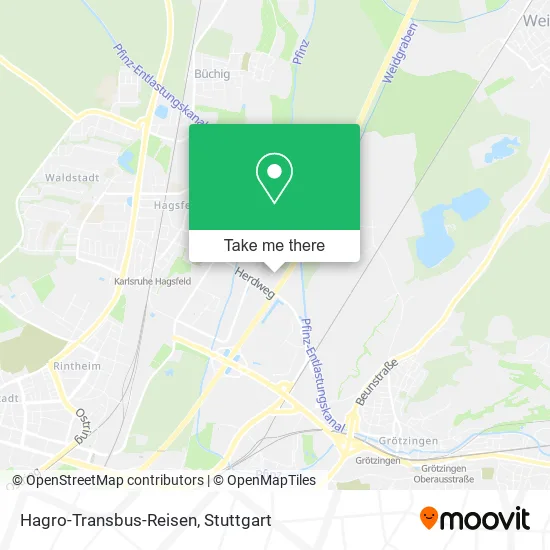 Карта Hagro-Transbus-Reisen