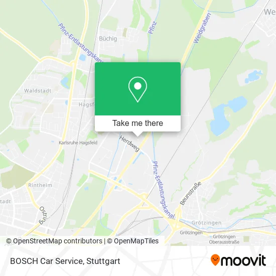 Карта BOSCH Car Service