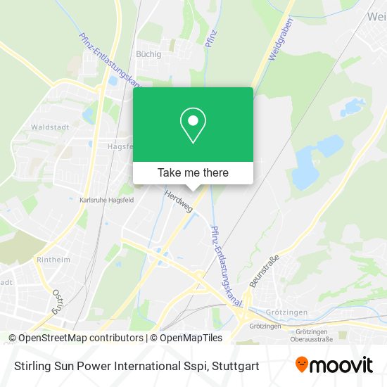 Stirling Sun Power International Sspi map