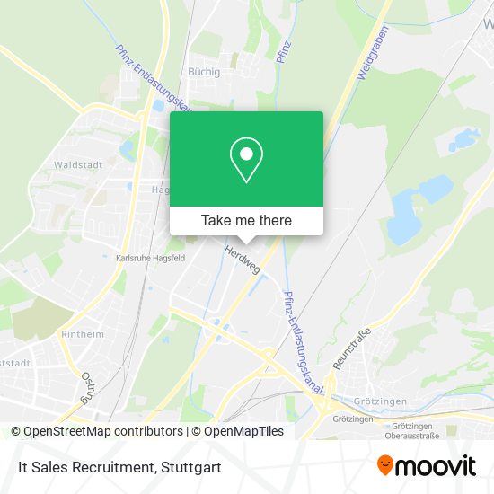 It Sales Recruitment map