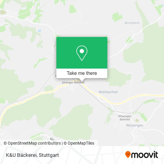 Карта K&U Bäckerei