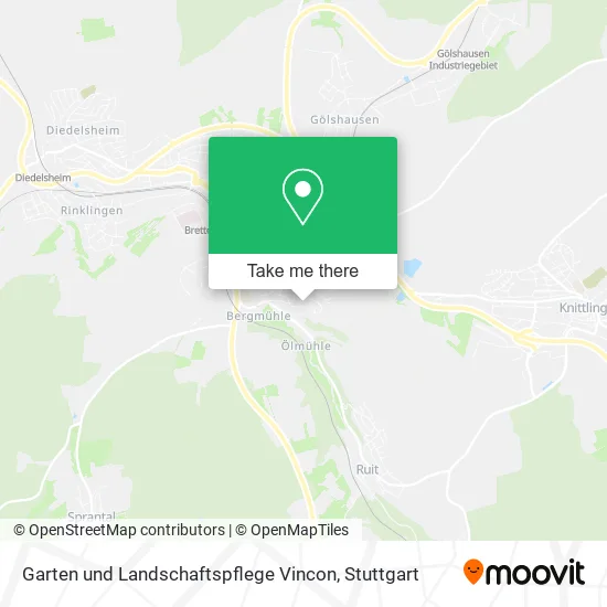 Карта Garten und Landschaftspflege Vincon