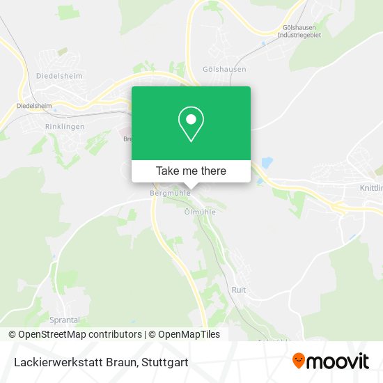 Карта Lackierwerkstatt Braun