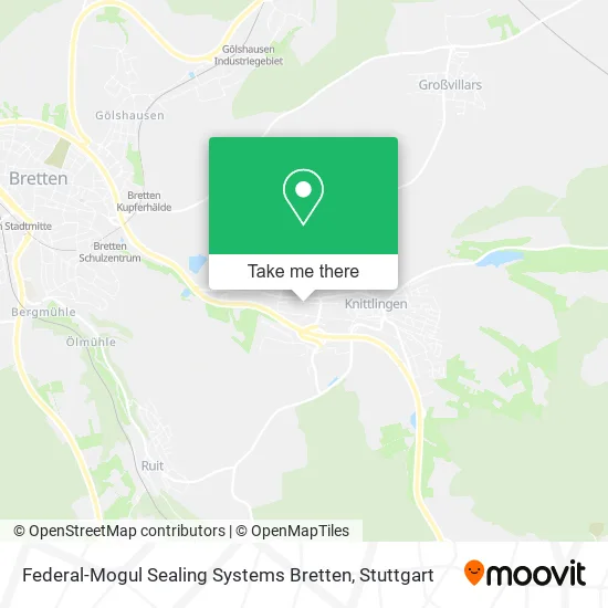 Карта Federal-Mogul Sealing Systems Bretten