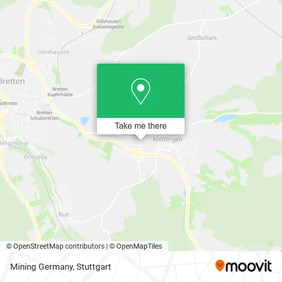 Карта Mining Germany