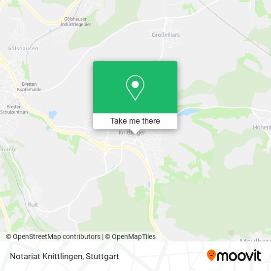 Notariat Knittlingen map