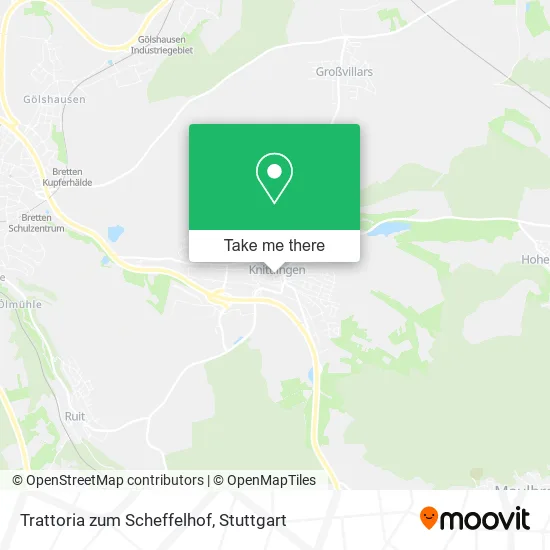 Карта Trattoria zum Scheffelhof